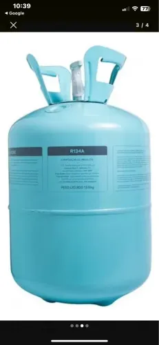 Fluido Gás Refrigerante Dugold Tetrafluoretano R134a 13,6kg