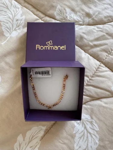 Pulseira Masculina Rommanel Elo 3x1 (Nova, na caixa original)