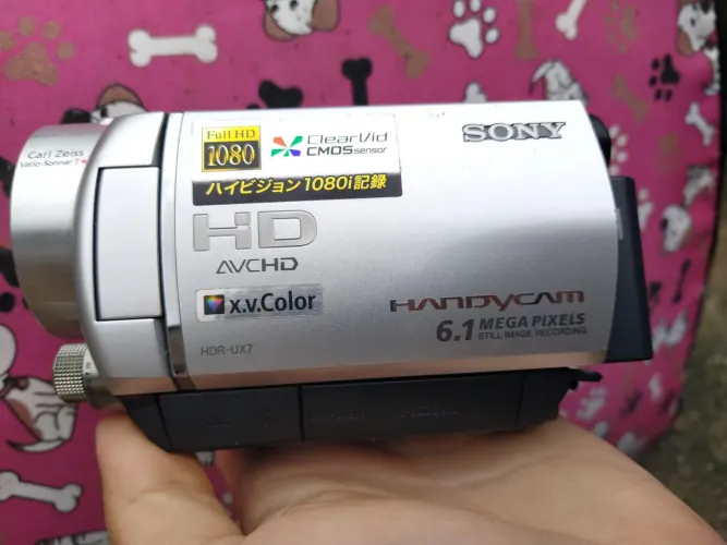 Câmera Sony DVD HDR-ux7 Japan completa nightvision handycam