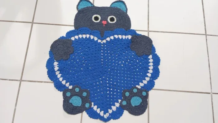 Tapete Gatinho CARINHOSO dia dos NAMORADOS