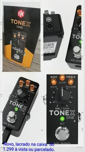 Tonex One IK Multumidia pedal multiefeitos de guitarra profissional. Uma mini pedaleira.