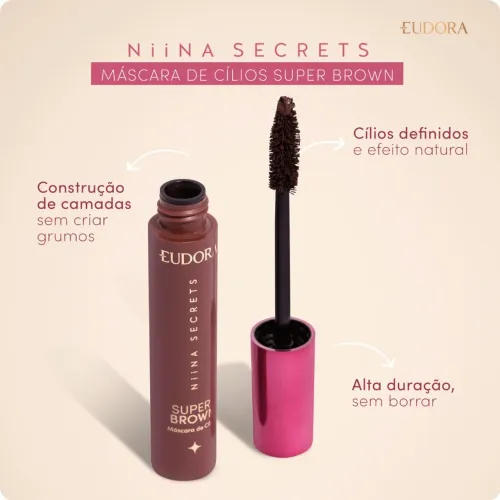 Mascara de cilios super brown