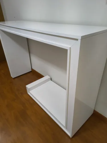 RACK EM LACA BRANCO - PRATICAMENTE NOVO