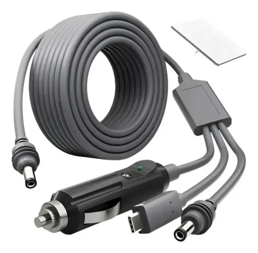 Cabo Starlink Mini 3 Em 1 12v-24v 5 Metros Alimentação Dc Cor Cinza