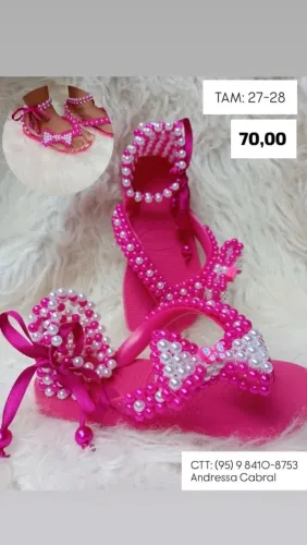 Sandalia personalizada infantil