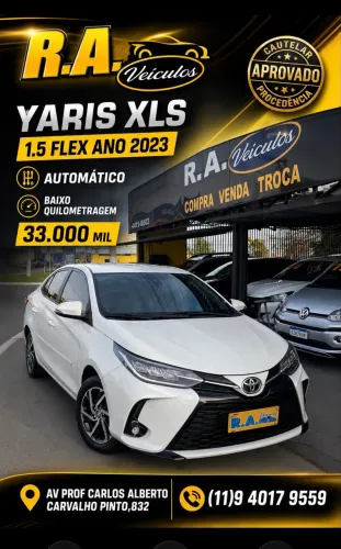 Toyota Yaris XLS Sedan 1.5 Flex 16V 4P Aut. 2023