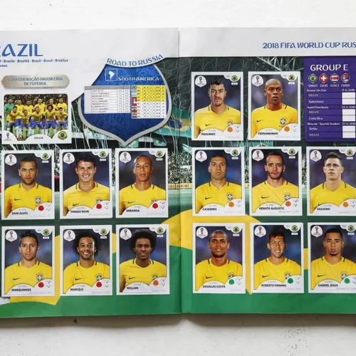 Álbum Copa Do Mundo 2018 Capa Dura Panini.