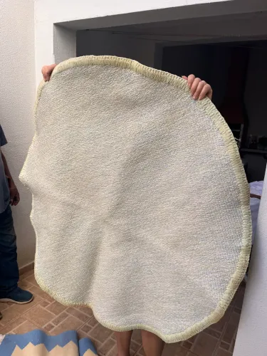 Tapete redondo crochê