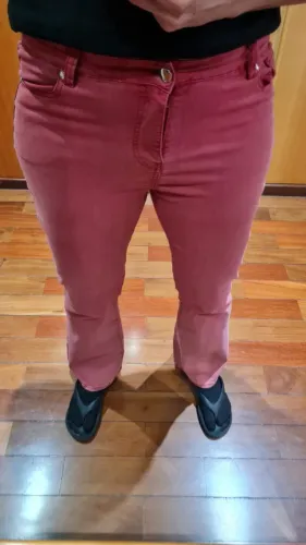 Calça Mamo basic jeans flare 44