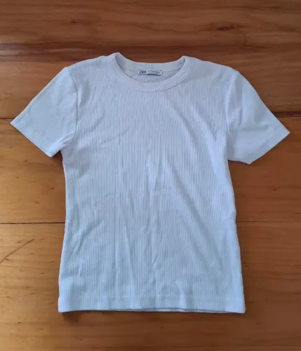 Blusa branca Zara 