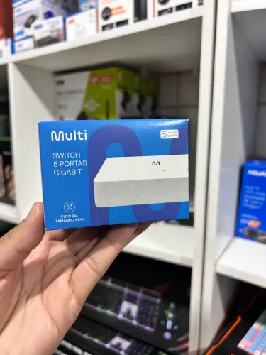 Switch de Internet Multilaser 5 Portas Lan RJ45