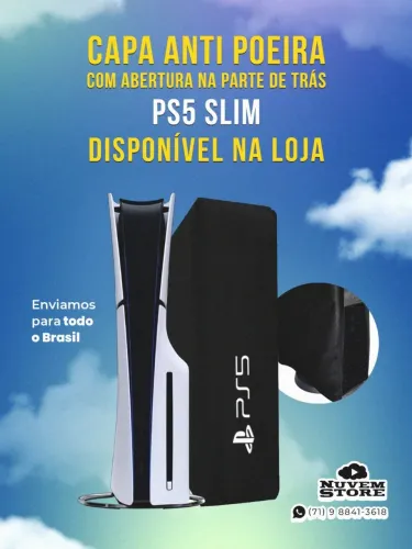 Capa anti Poeira Vertical PS5 Slim