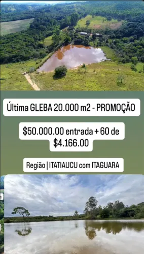 GLEBA 2 HÁ , FAZENDAS, SÍTIOS E CHÁCARAS ITAGUARA-MG