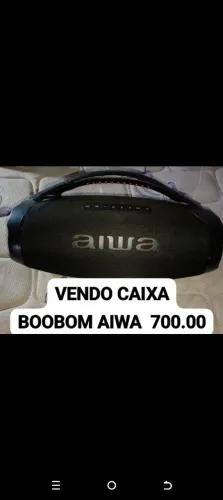 Caixa boobox Aiwa pancadão