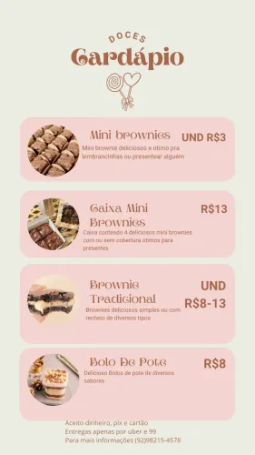 Vendo doces