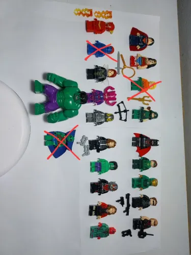 Lego Minifigures Marvel Dc e mais