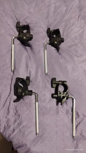 Kit Clamp Holder Bateria Eletrônica