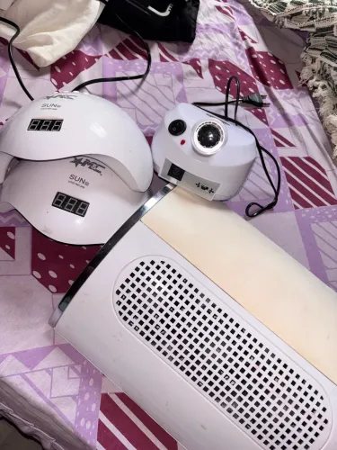 Vendo motor, cabine e aspirador de pó de unha