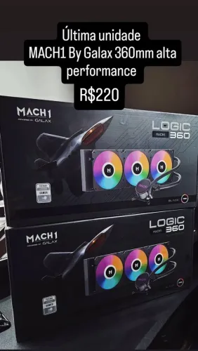 Water Cooler MACH1 360mm RGB lacrado ótima performance