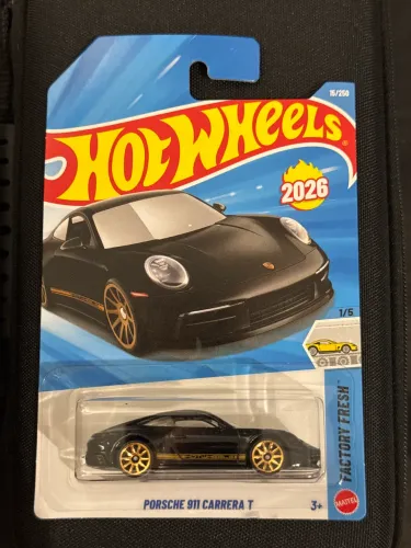 Hot Wheels Porsche 911 Carrera T Preto
