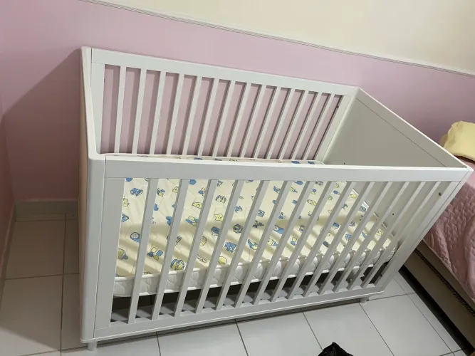 Berço mini cama + colchão 