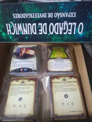 Pacote Expansões Arkham Horror: The Card Game - O Legado de Dunwich Impresso