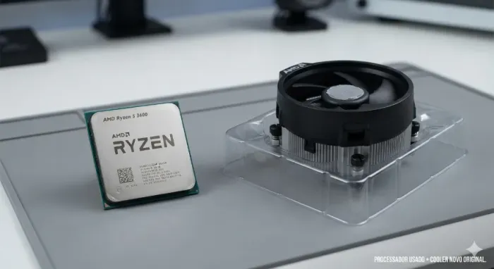 Processador Ryzen 5 3600 Com Cooler Original Novo