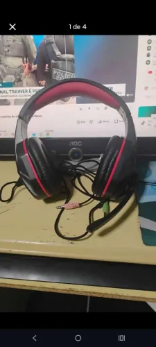 Fone Gamer perfeito estado de conservação e funcionamento