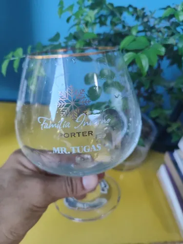 Taça para cerveja Porter cervejaria Mr Tugas de cristal ( também pode ser para cognac)