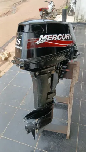 Motor de popa 15hp Mercury super 2 tempos