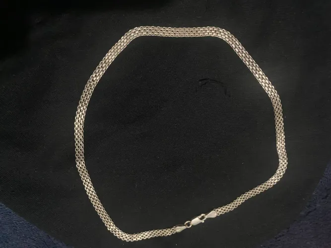 Gargantilha rendinha prata 925