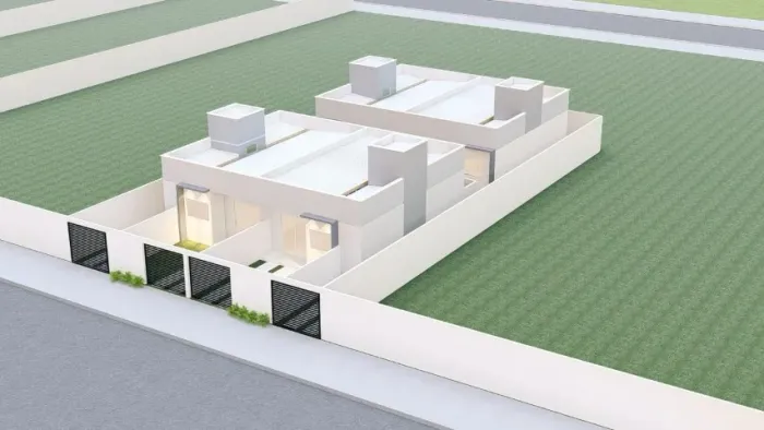 CASA NO SETOR STA BARBARA (2 QUARTOS) 210.000 - NA LAJE