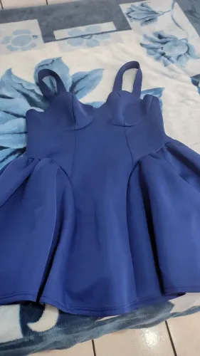 Vestido Viva Relle Azul Plus Size
