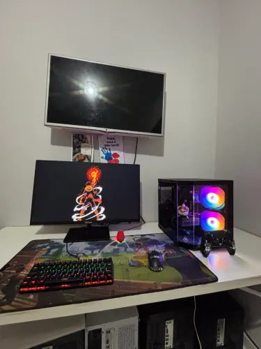 Vendo ou troco - pc gamer completo novo e garantia - com placa de vídeo