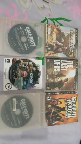 6 jogos do ps3!