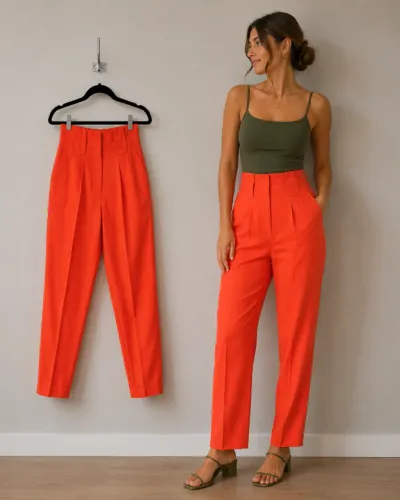 Calça laranja neon DEBRUM 36