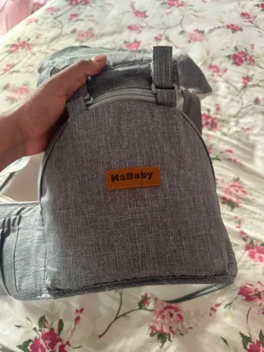 Canguru para bebê Kababy - cinza