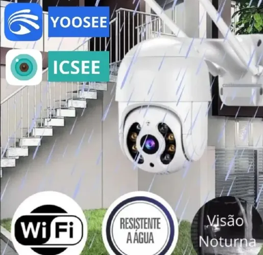 Câmera de segurança wifi externa