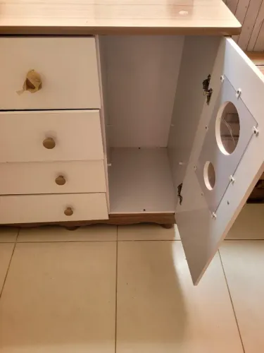 Cômoda Infantil Duda Plus 4 Gavetas Peroba