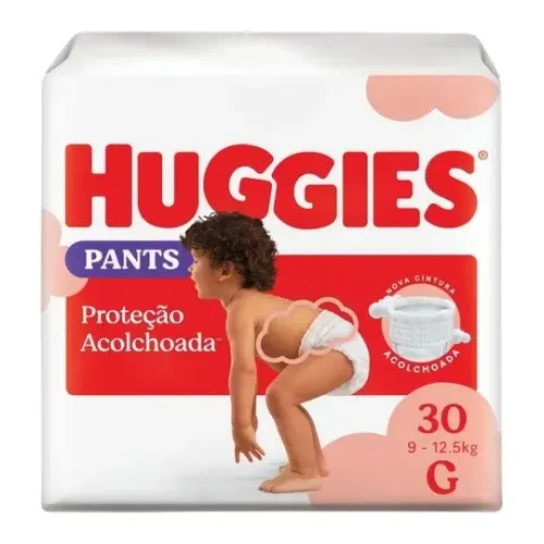 Fralda G Huggies lacrada novíssima