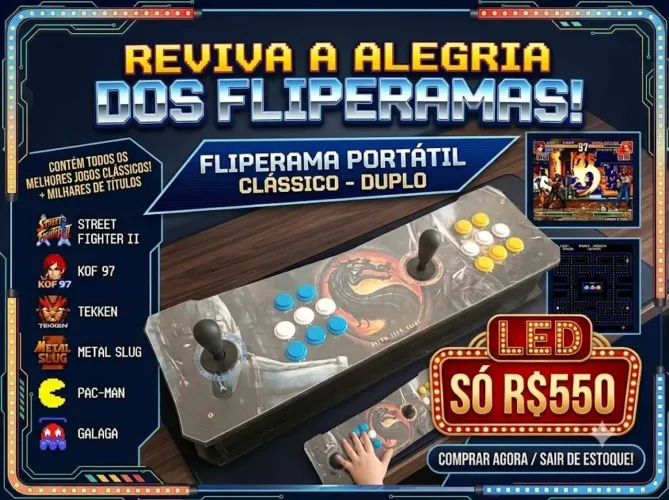 Super Fliperama Portátil