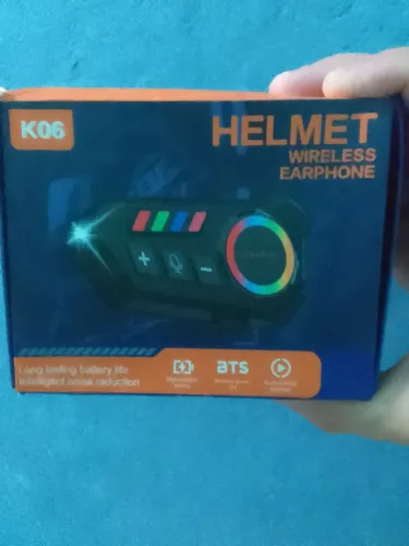 Fone bluetooth para capacete - Helmet wireless earphone k06