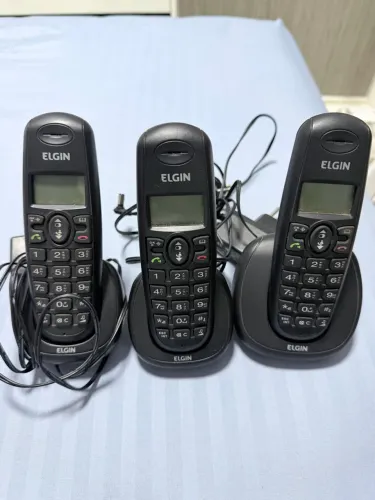 TELEFONE SEM FIO ELGIN COM 2 RAMAIS