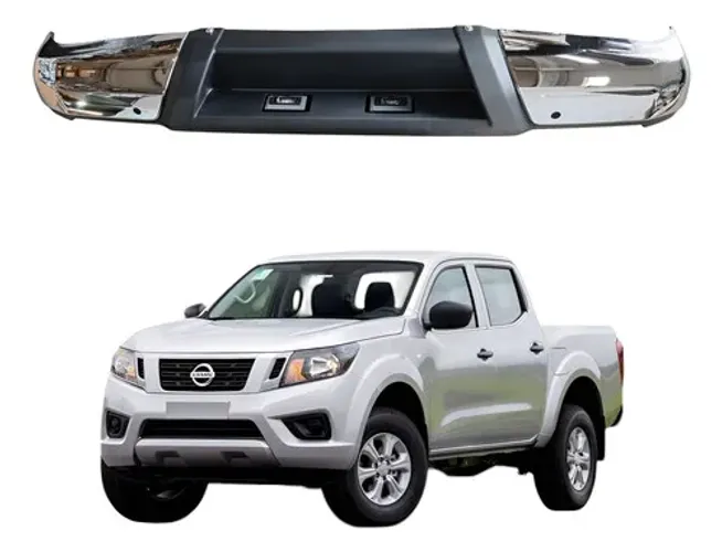 Para-choque Traseiro Frontier 2017 A 2022 Com Furo Sensor