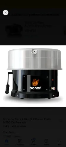 Forno de pizza bonari