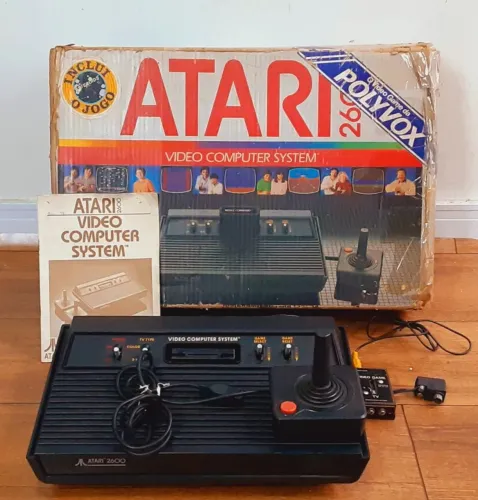 Atari original com caixa e manual
