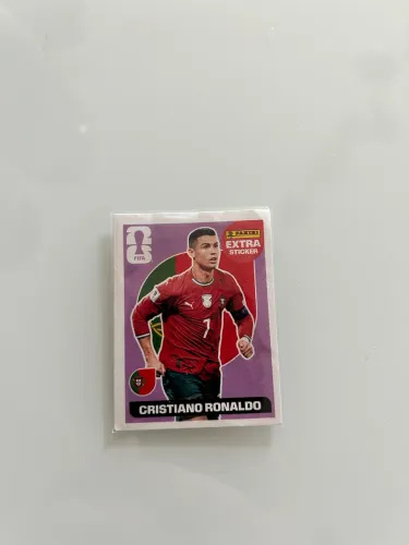 Extra sticker Lila?s Cristiano Ronaldo