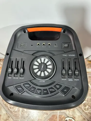 Caixa de Som TRC 5590 1000W Bluetooth 