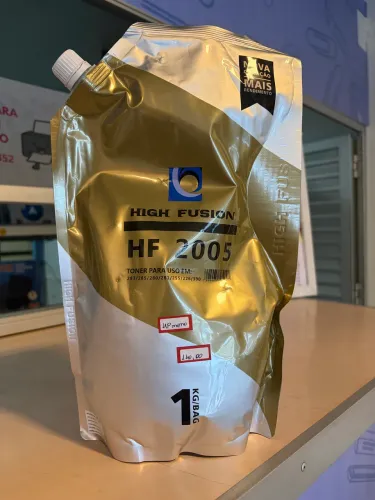 Pó de Toner 1kg High Fusion - Refil para HP, Brother e Kyocera