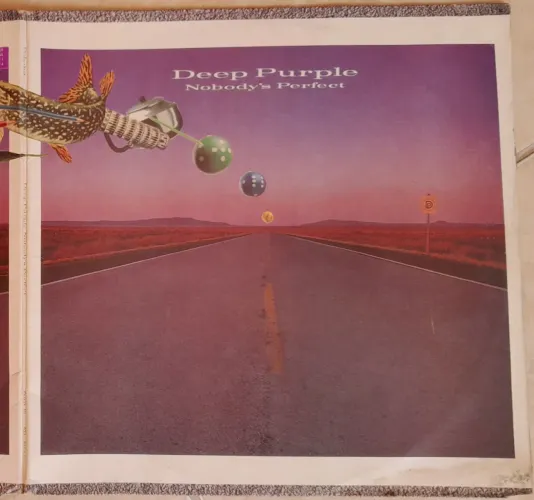 LP Deep Purple - Nobody's Perfect - Duplo - Disco de Vinil Mídia VG+ Capa G+